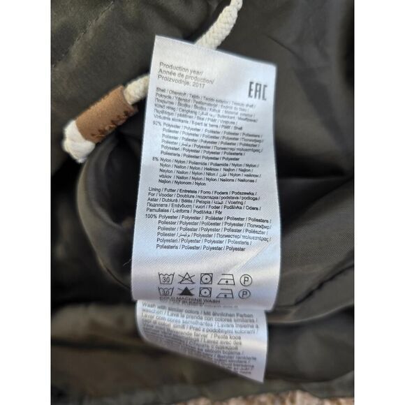 ONLY Women’s Hooded Utility Jacket XS Gray Lightweight Drawstring Casual Layer - Picture 11 of 11